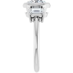 Willa — Round 14K White Gold, 1.5 ct, view 4
