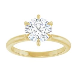 Yara — Round 14K Yellow Gold, 1.5 ct, view 3