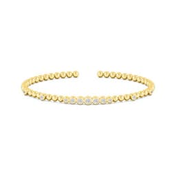 14K Yellow Gold Lab Grown Diamond BRACELET 0.51 ctw SJBG13140-0.50CT