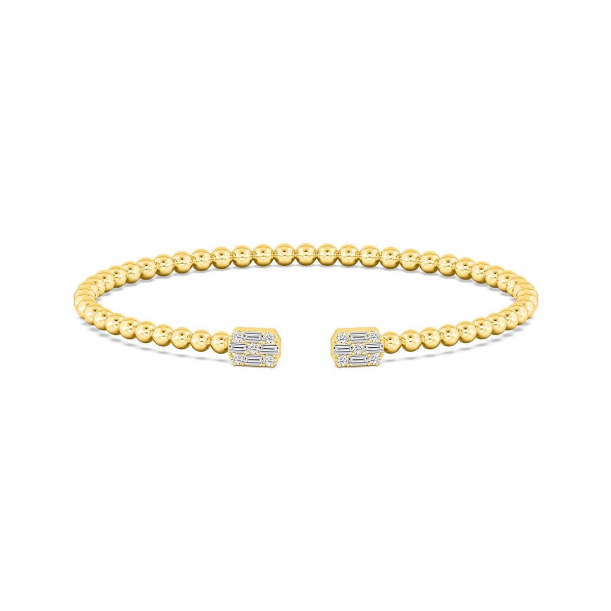 14K Yellow Gold Lab Grown Diamond BRACELET 0.40 ctw SJBG13145-0.38CT