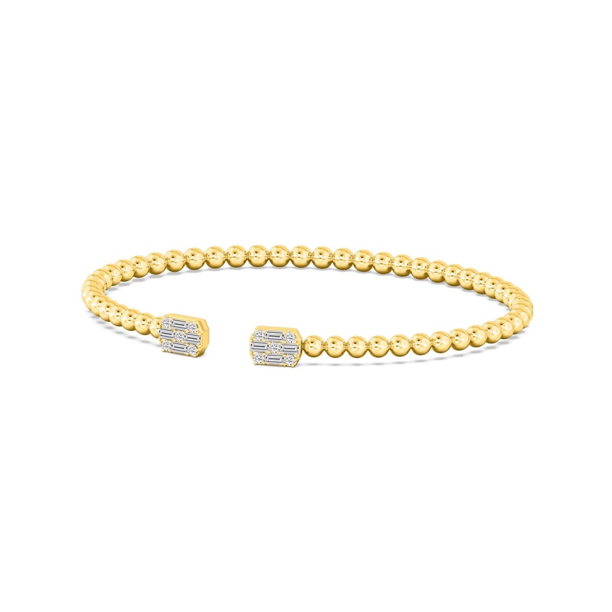14K Yellow Gold Lab Grown Diamond BRACELET 0.40 ctw SJBG13145-0.38CT