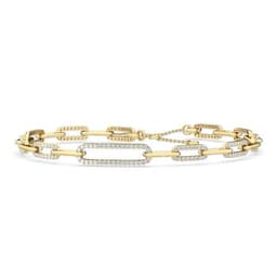 14K Yellow Gold Lab Grown Diamond BRACELET 1.00 ctw SJBR20049-1.00CT-7IN