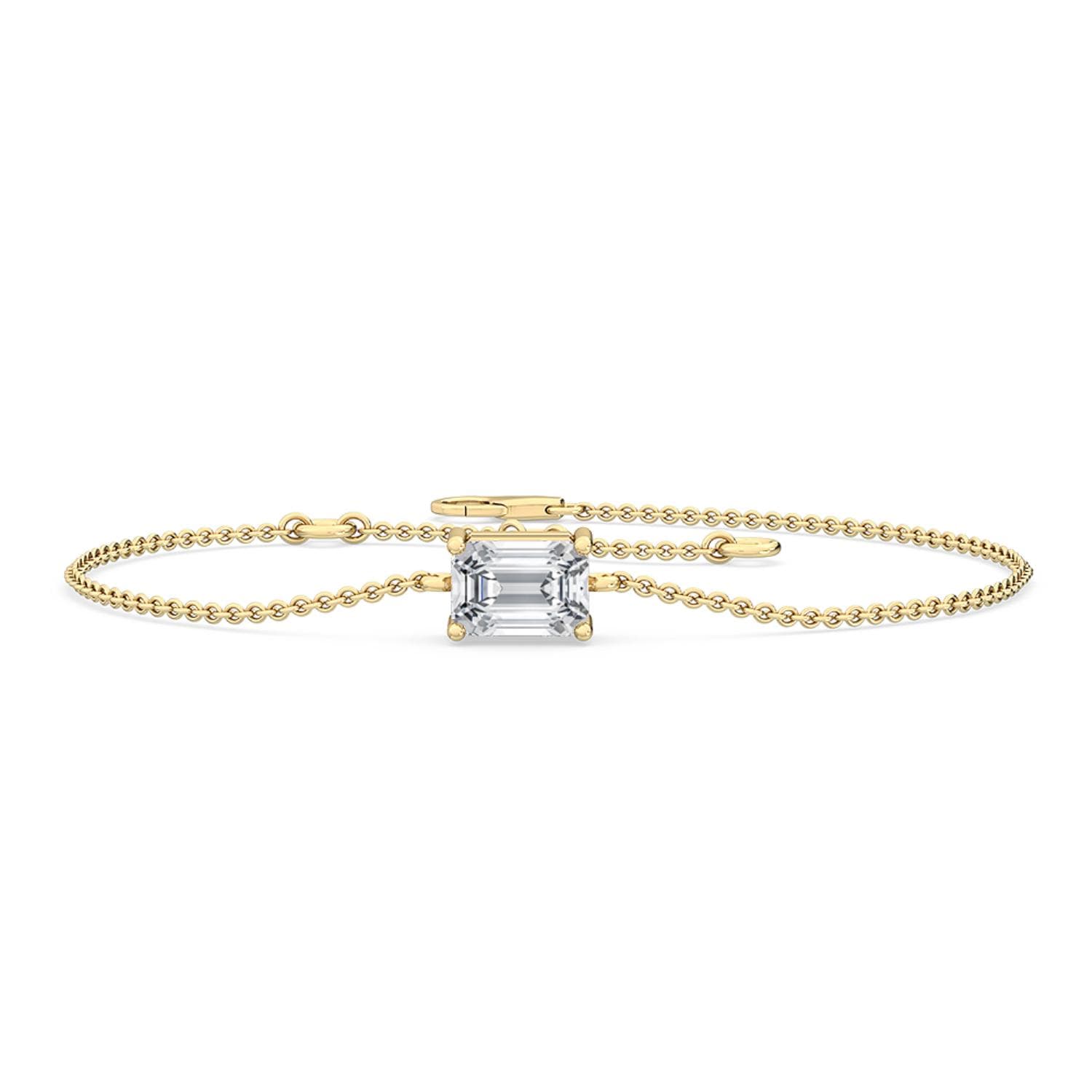 14K Yellow Gold Lab Grown Diamond BRACELET 0.73 ctw SJBR20054EM-0.75CT