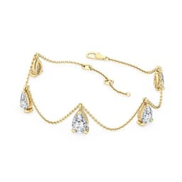 14K Yellow Gold Lab Grown Diamond BRACELET 2.00 ctw SJBR20061PE-2.00CT