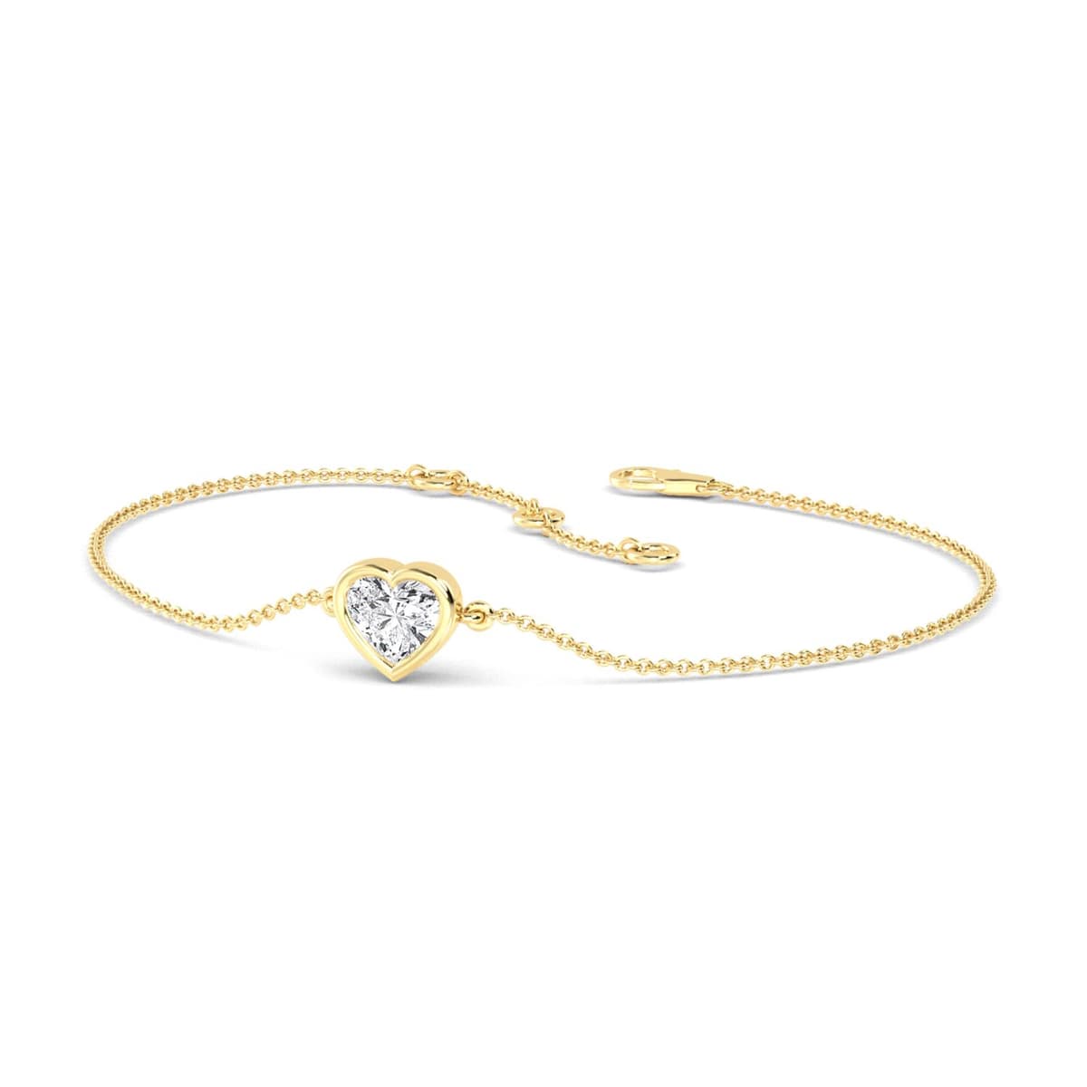 14K Yellow Gold Lab Grown Diamond BRACELET 0.50 ctw SJBR20106HT-0.50CT