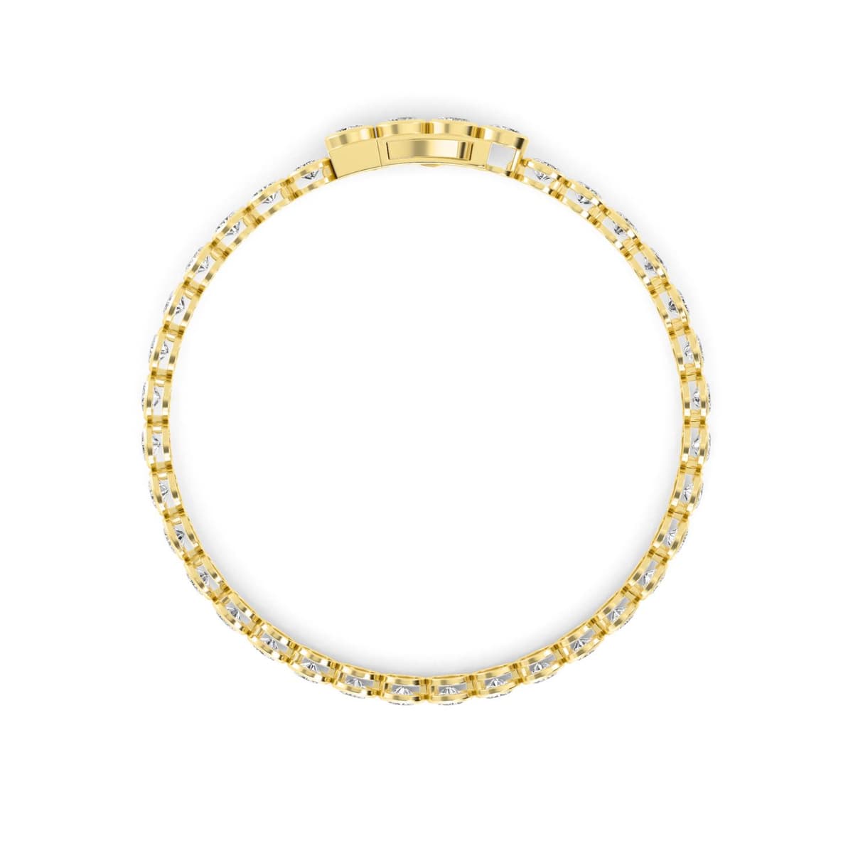 14K Yellow Gold Lab Grown Diamond BRACELET 5.28 ctw SJBR20337OV-0.15PT-7IN