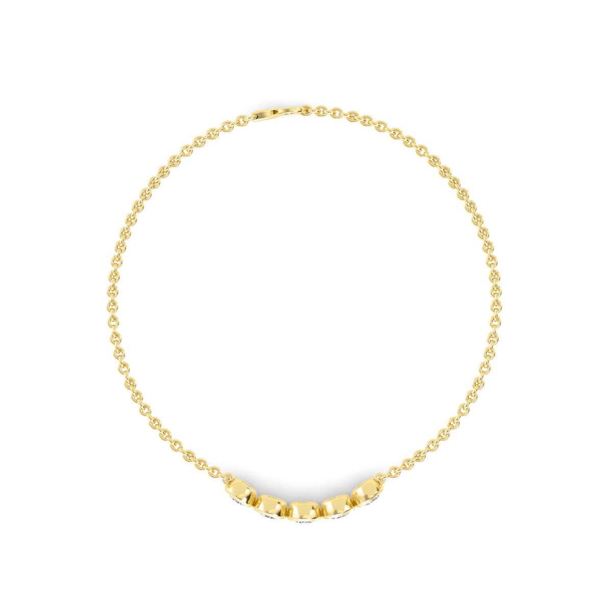 14K Yellow Gold Lab Grown Diamond BRACELET 1.10 ctw SJBR20351-1.00CT