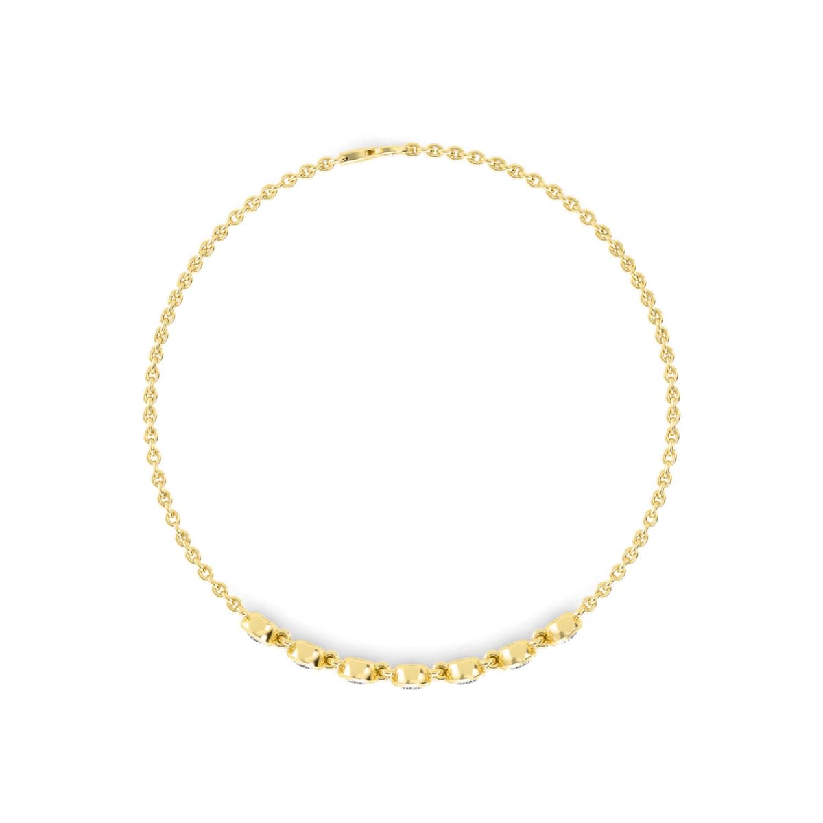 14K Yellow Gold Lab Grown Diamond BRACELET 0.77 ctw SJBR20352-0.75CT
