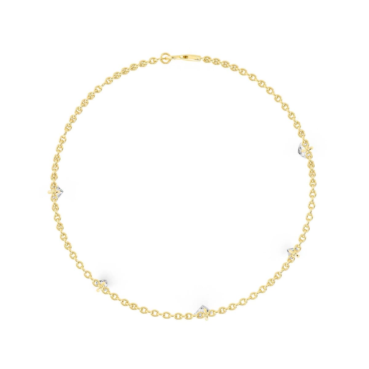 14K Yellow Gold Lab Grown Diamond BRACELET 2.23 ctw SJBR20360-2.10CT