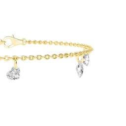 14K Yellow Gold Lab Grown Diamond BRACELET 2.23 ctw SJBR20360-2.10CT