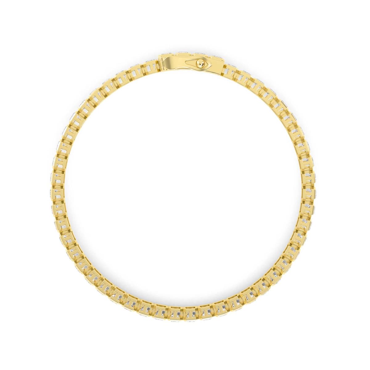 14K Yellow Gold Lab Grown Diamond BRACELET 5.98 ctw SJBR20362EM-0.11PT-7IN
