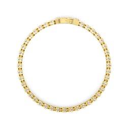 14K Yellow Gold Lab Grown Diamond BRACELET 6.44 ctw SJBR20362OV-0.15PT-7IN