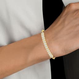 14K Yellow Gold Lab Grown Diamond BRACELET 1.62 ctw SJBR20368-0.10PT-6.5IN