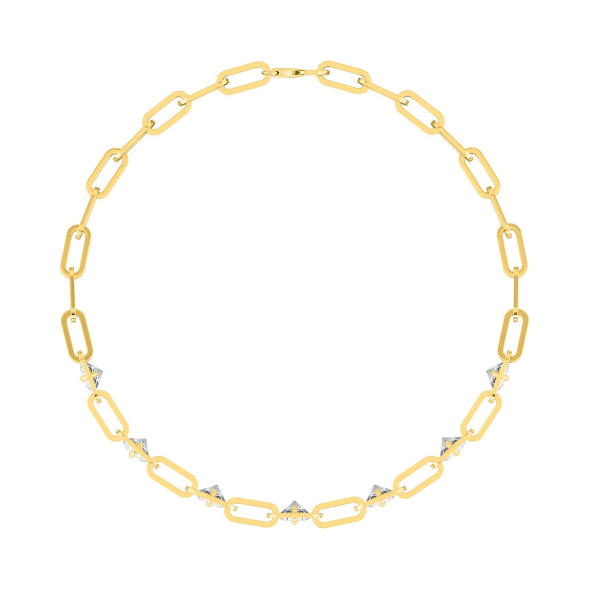 14K Yellow Gold Lab Grown Diamond BRACELET 2.98 ctw SJBR20370-2.83CT-7IN