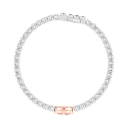 14K Rose & White Gold Lab Grown Diamond BRACELET 9.41 ctw SJBR20375OV-2.25CT-7IN