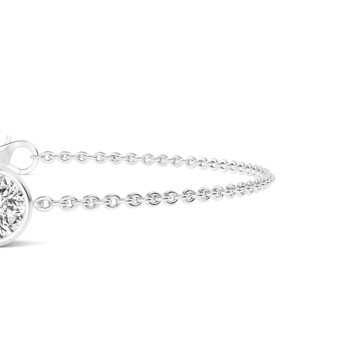 14K White Gold Lab Grown Diamond BRACELET 1.00 ctw SJBR20399-1.00CT