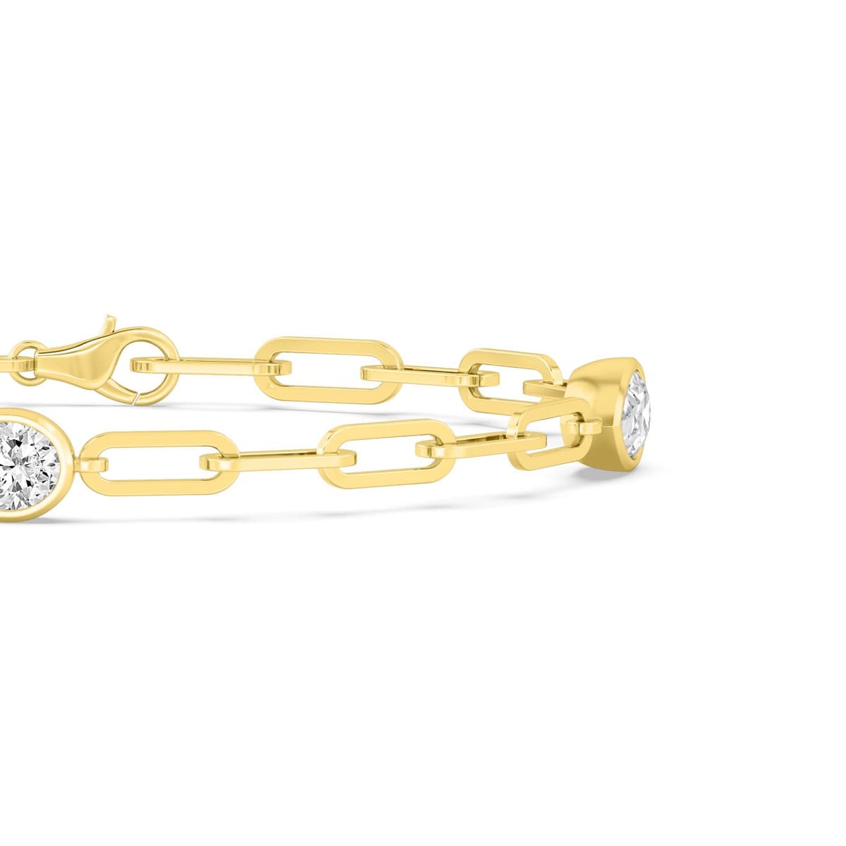 14K Yellow Gold Lab Grown Diamond BRACELET 2.22 ctw SJBR20458PE-0.73CT-7IN