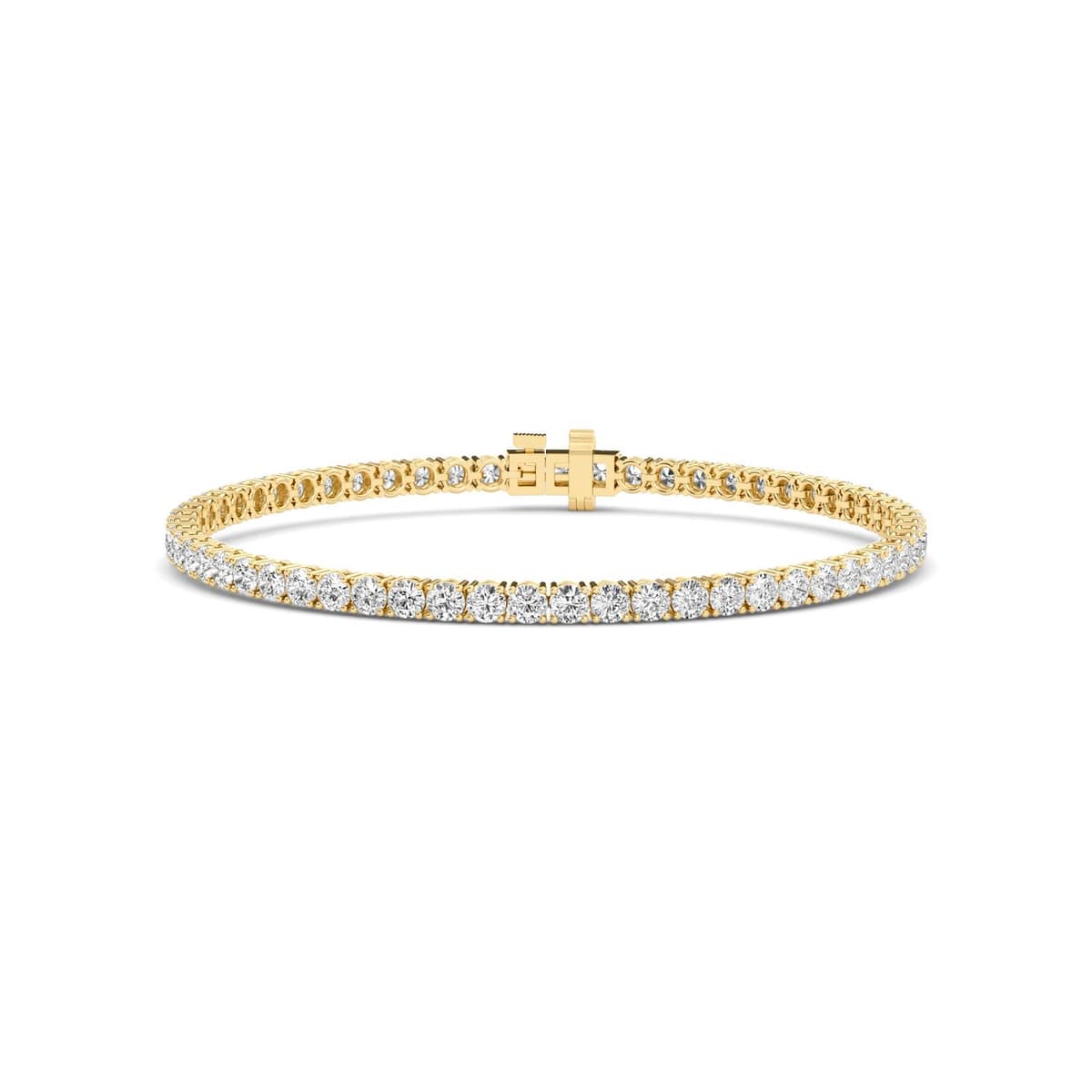 14K Yellow Gold Lab Grown Diamond BRACELET 7.00 ctw SJBR20464-7.00CT-7IN