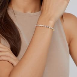 14K Yellow Gold Lab Grown Diamond BRACELET 5.61 ctw SJBR20464PE-0.15CT-7IN
