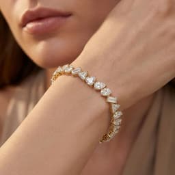 14K Yellow Gold Lab Grown Diamond BRACELET 14.23 ctw SJBR20606-14.00CT-7IN
