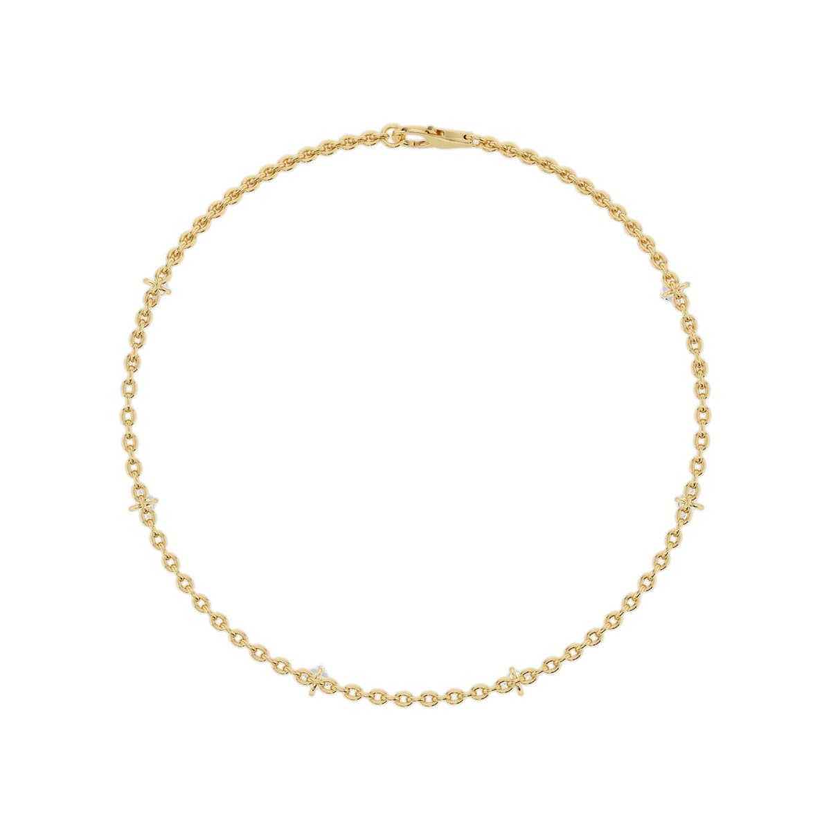 14K Yellow Gold Lab Grown Diamond BRACELET 1.41 ctw SJBR20628-1.38CT-7IN