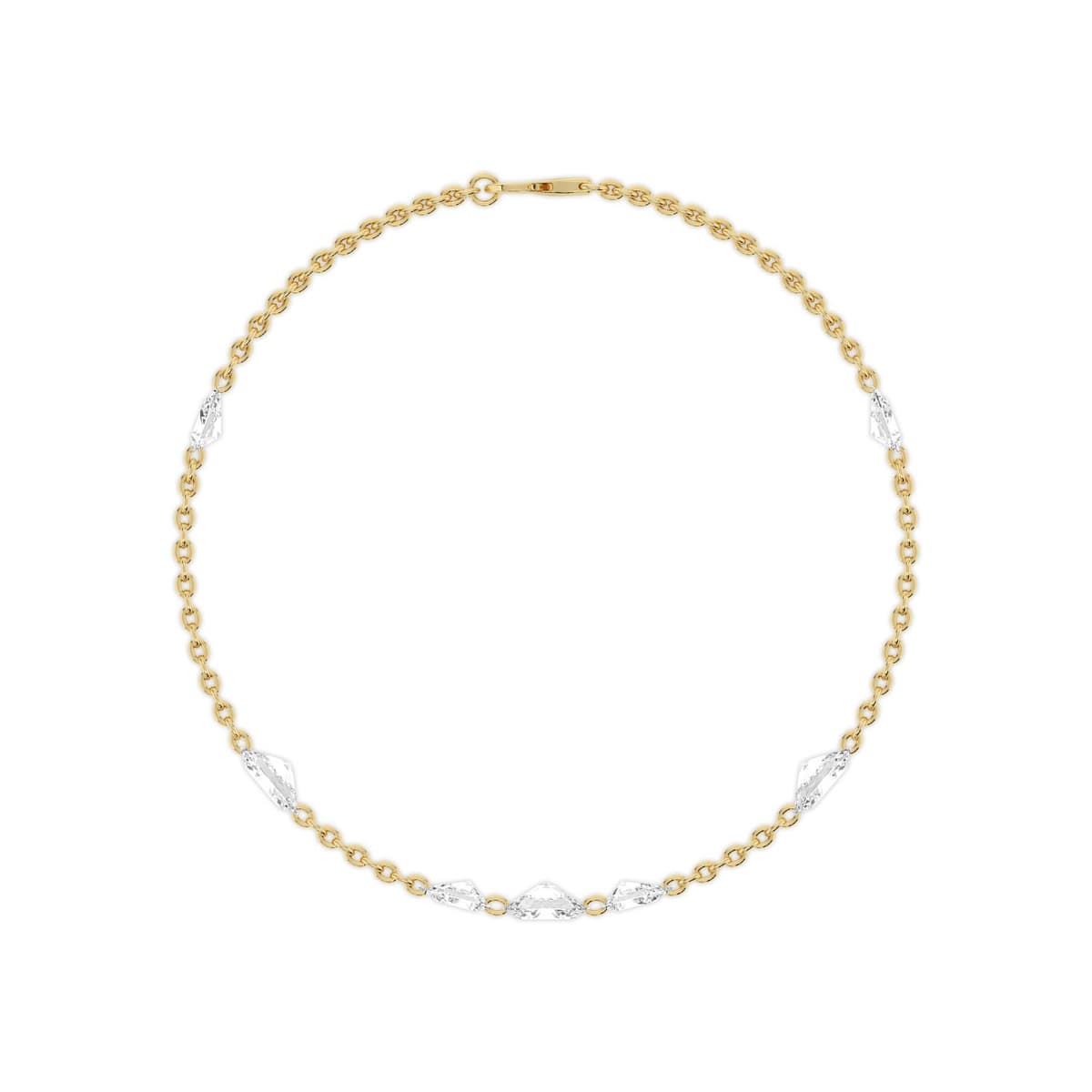 14K Yellow Gold Lab Grown Diamond BRACELET 2.42 ctw SJBR20631-2.50CT-7IN