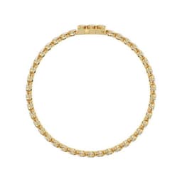 14K Yellow Gold Lab Grown Diamond BRACELET 13.85 ctw SJBR20633OV-0.32PT-7IN