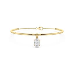 14K Yellow Gold Lab Grown Diamond BRACELET 1.50 ctw SJBR20682LSOV-1.50CT