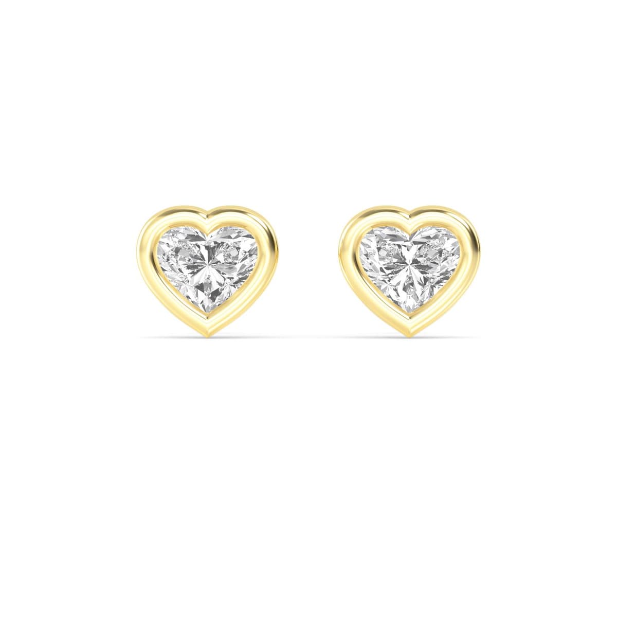 14K Yellow Gold Lab Grown Diamond EARRINGS 1.01 ctw SJE32903HT-1.00CT