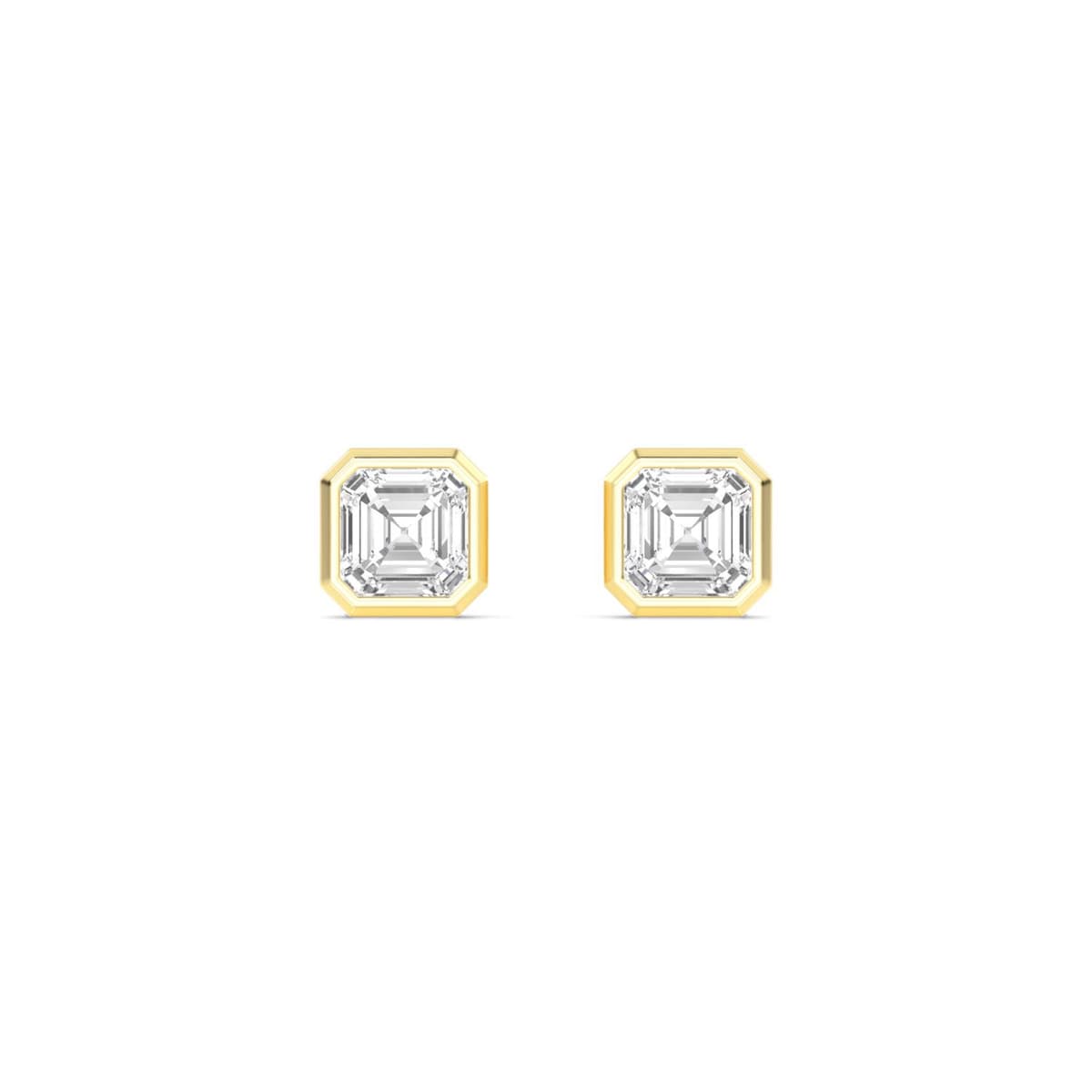 14K Yellow Gold Lab Grown Diamond EARRINGS 1.43 ctw SJE33247ASS-1.50CT