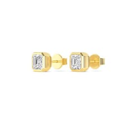 14K Yellow Gold Lab Grown Diamond EARRINGS 1.43 ctw SJE33247ASS-1.50CT