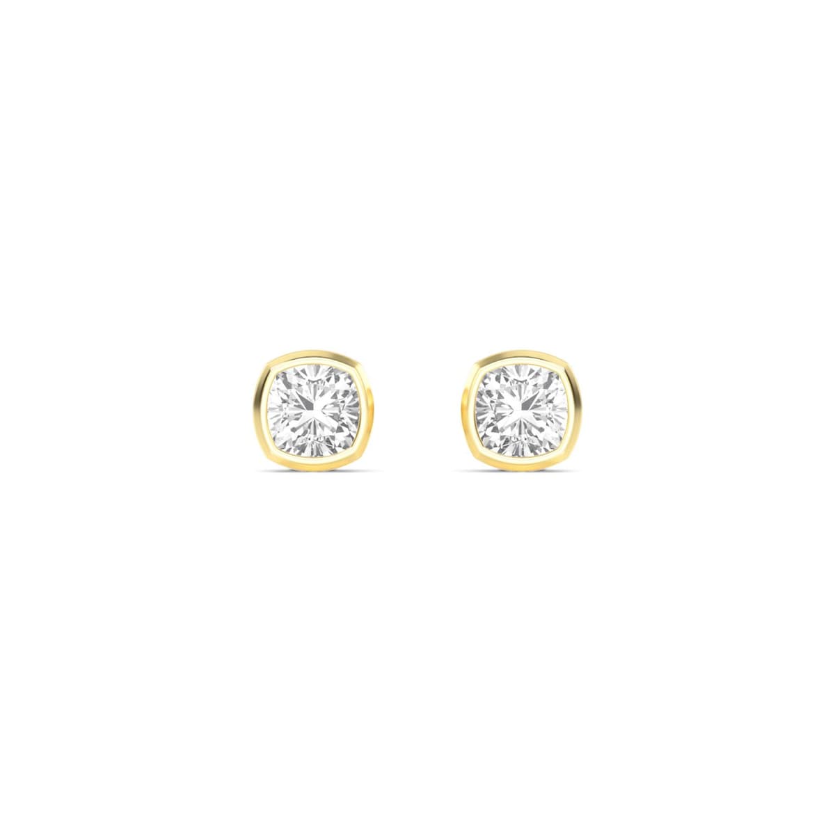 14K Yellow Gold Lab Grown Diamond EARRINGS 2.00 ctw SJE33247SCU-2.00CT