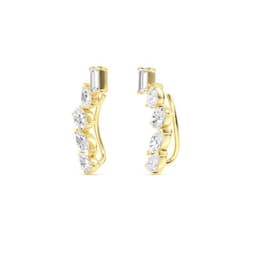 14K Yellow Gold Lab Grown Diamond EARRINGS 1.14 ctw SJE33274MS-1.10CT