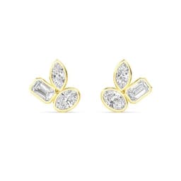 14K Yellow Gold Lab Grown Diamond EARRINGS 2.06 ctw SJE33276MS-2.00CT