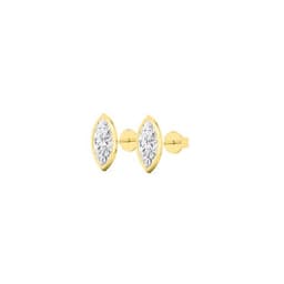 14K Yellow Gold Lab Grown Diamond EARRINGS 3.00 ctw SJE33451MQ-3.00CT