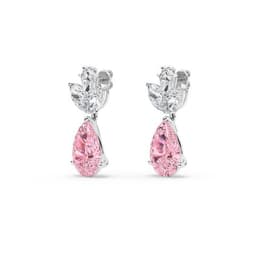 14K White Gold Lab Grown Diamond EARRINGS 13.73 ctw SJE33523-13.15CT