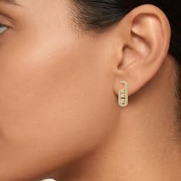 14K Yellow Gold Lab Grown Diamond EARRINGS 0.36 ctw SJE33867-0.38CT