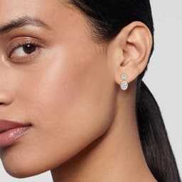 14K Yellow Gold Lab Grown Diamond EARRINGS 2.71 ctw SJE33872ASSOV-2.68CT