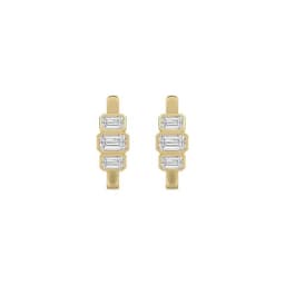 14K Yellow Gold Lab Grown Diamond EARRINGS 1.46 ctw SJE33907EM-1.63CT