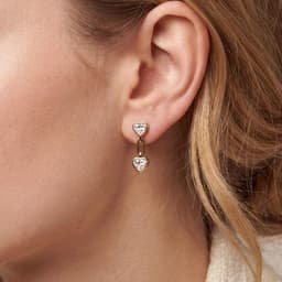 14K Yellow Gold Lab Grown Diamond EARRINGS 2.95 ctw SJE33959HT-2.88CT