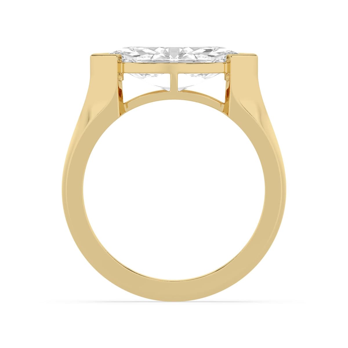 14K Yellow Gold Lab Grown Diamond ENGAGEMENT RINGS 2.50 ctw SJER00026MQ-2.25CT