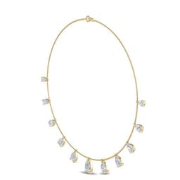 14K Yellow Gold Lab Grown Diamond NECKLACE 4.73 ctw SJN08031PE-4.33CT