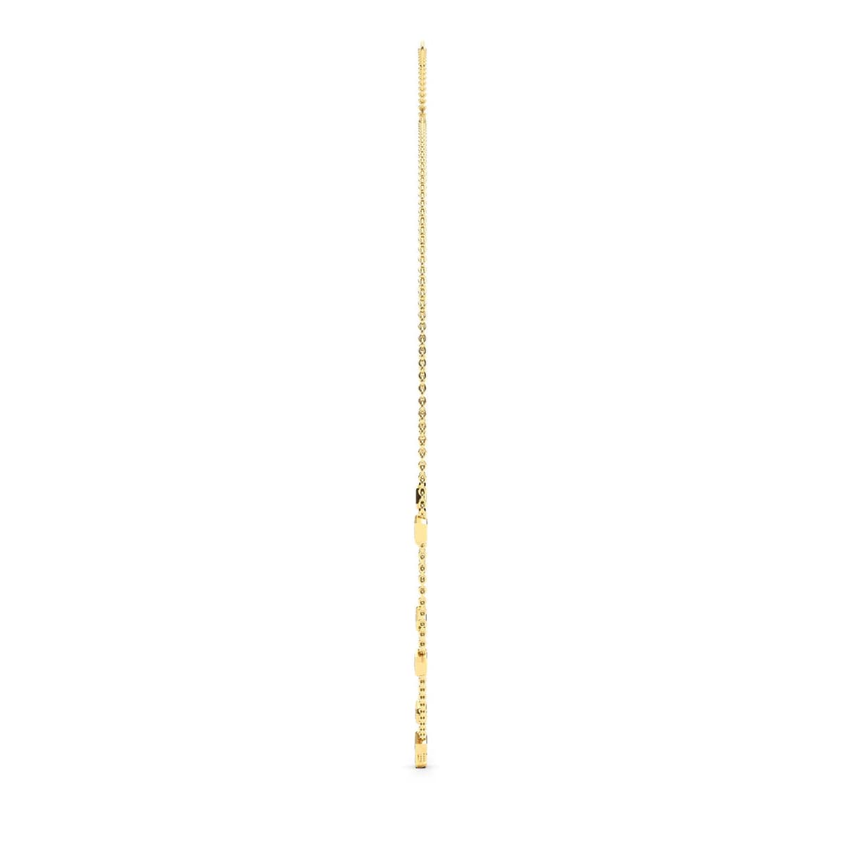 14K Yellow Gold Lab Grown Diamond NECKLACE 1.10 ctw SJN08220EM-1.00CT