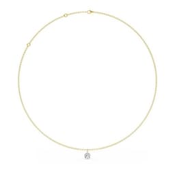 14K Yellow Gold Lab Grown Diamond NECKLACE 1.03 ctw SJN08222-1.00CT-18IN