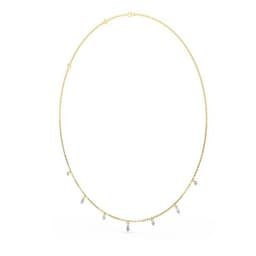 14K Yellow Gold Lab Grown Diamond NECKLACE 1.02 ctw SJN08228MS-1.00CT-18IN
