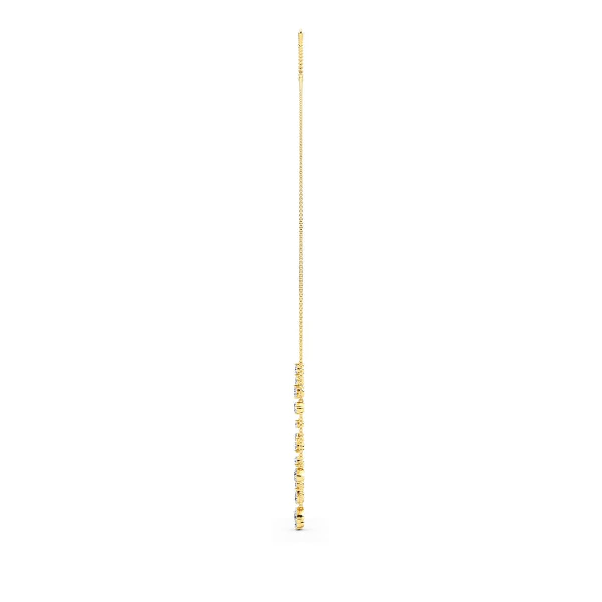 14K Yellow Gold Lab Grown Diamond NECKLACE 3.23 ctw SJN08232-3.00CT-18IN