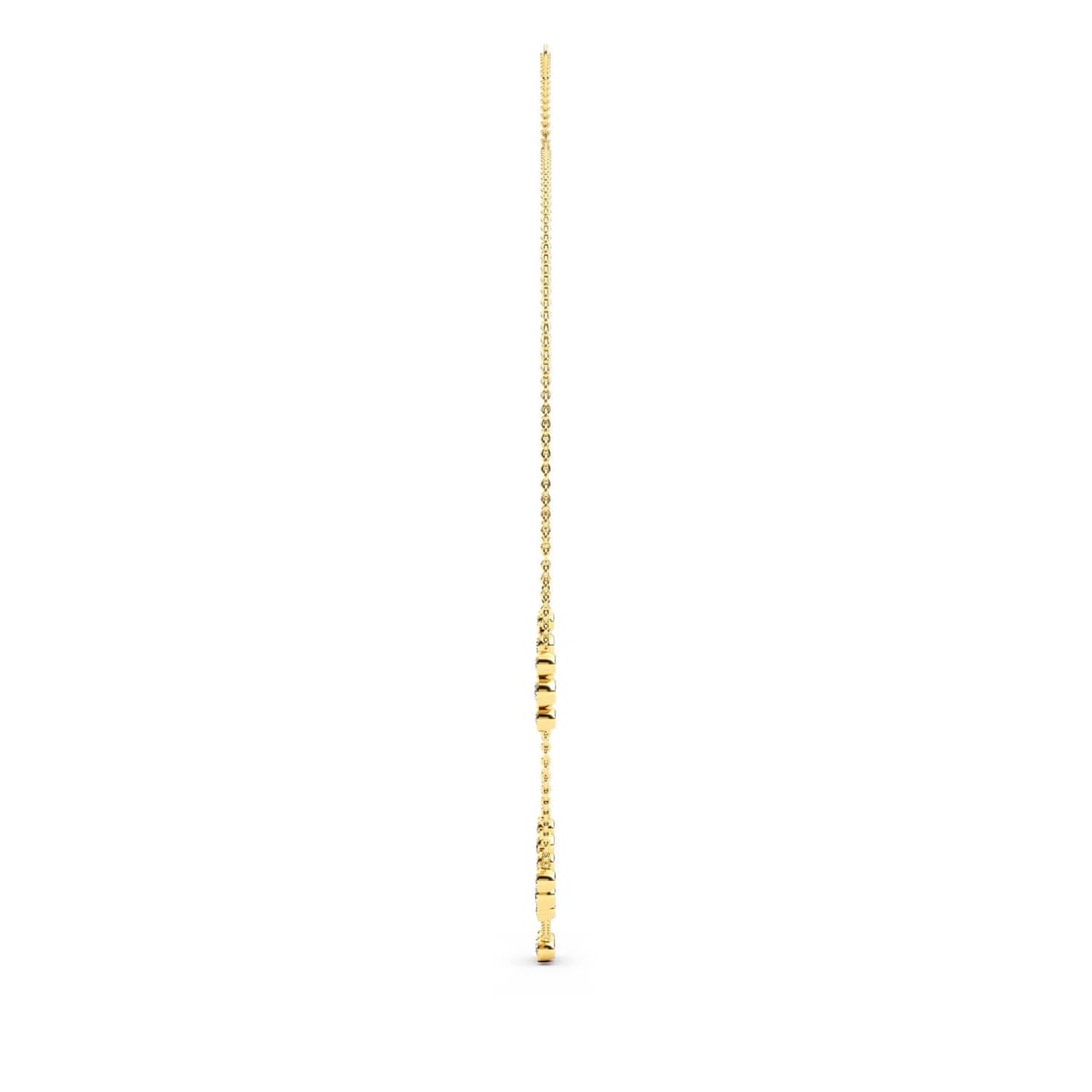 14K Yellow Gold Lab Grown Diamond NECKLACE 2.27 ctw SJN08237-2.20CT-18IN