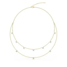 14K Yellow Gold Lab Grown Diamond NECKLACE 1.79 ctw SJN08244-1.75CT-18IN