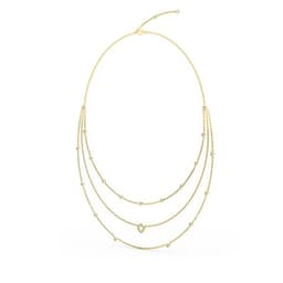 14K Yellow Gold Lab Grown Diamond NECKLACE 1.33 ctw SJN08245-1.38CT-18IN