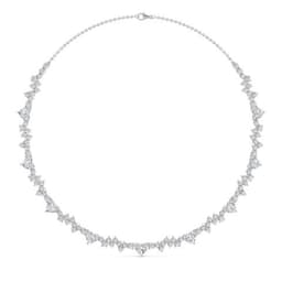 14K White Gold Lab Grown Diamond NECKLACE 17.27 ctw SJN08315_P-17.25CT-14IN